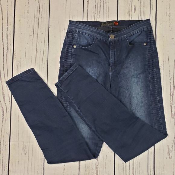 G by Guess Dark Wash Blue Denim Skinny Jeans Women's Size 25 - Picture 1 of 11